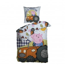 Sängkläder, Gurli Gris med traktor
