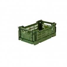 Vikbox, khaki / armégrön - Mini