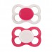 2 pak sutter (silikone) 0-6mdr, Pink/Hvid