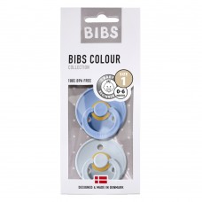 Bibs nappar 2-pack - sky blue/baby blue (strl 1)