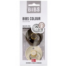 Bibs nappar 2 stk sampak. - Chocolate / Sand (str. 2)