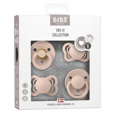 BIBS Try-it-kollektion 4 pk. - Rodna (storlek 1)