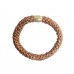 Gummiband - glitter brown metallic(3 st)