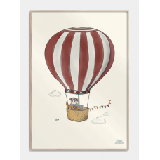 Vacker affisch för ballongbarn, M (50x70, B2)