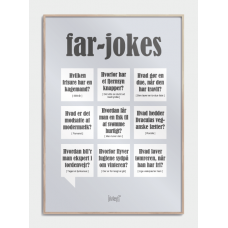 Far-jokes affisch, S (30x42, A3)