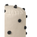 Dot tufted puff - sand / svart