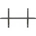 Sector hyll, single/narrow - svart ek/ mässing