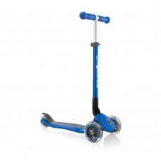 Hopfällbar sparkcykel för barn, Primo - Marinblå