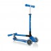 Hopfällbar sparkcykel för barn, Primo - Marinblå