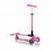 Hopfällbar sparkcykel för barn, Primo - Deep pink