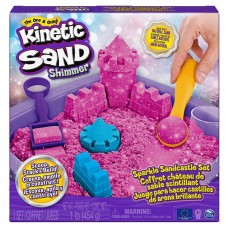 Kinetic Sand, Sparkle Sandcastle Set - Rosa