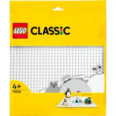 Lego byggskiva - Vit (25 x 25 cm)