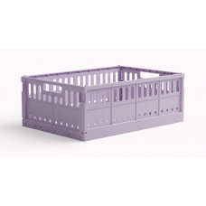 Made Crate Maxi Folding Box, Lila