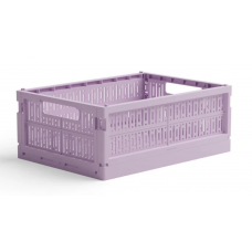 Made Crate Midi Folding Box, Lila