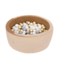 Bollpool med 150 bollar - guld, sammet (90x30x5cm)