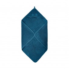 Handduk med huva, isblå (blå)