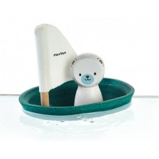 Segelbåt med Isbjörn