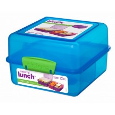 Matlåda Lunch Cube, 1,4 liter, Blå