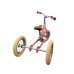 3-hjulig löparcykel i metall - Vintage ros