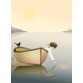 Pojke i en båt, affisch, 50x70cm
