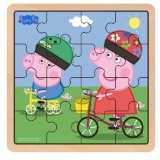 Peppa Pig - Träpusselcykling