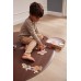 Anti -slip floormat - återvunnet PU -läder - ros