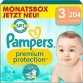 Pampers Premium Protection, storlek 3 Midi, 6-10 kg, månadslåda (1x 204 blöjor)