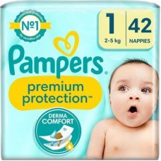 Pampers New Baby Bleer Str. 1 2-5 kg ​​2x42-pack