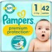 Pampers New Baby Bleer Str. 1 2-5 kg ​​2x42-pack