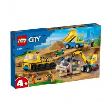 60391 LEGO City Great Vehicles Entreprenadmaskiner och rivningskran