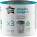 Tommee Tippee Simplee Sangenic Refills, paket med 3 (endast kompatibel med Simplee Sangenic Bin)