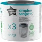 Tommee Tippee Simplee Sangenic Refills, paket med 3 (endast kompatibel med Simplee Sangenic Bin)