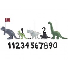 Barn av Friis födelsedagståg dinosaurie med 11 figurer