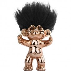 Lucky Troll Brons/svart hår 12 cm